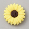 Daisy Silicone Beads SIL-WH0001-60B-01-1