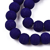 Opaque Glass Beads Strands GLAA-T032-P6mm-MD03-2