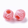 Opaque Polystyrene(PS) Plastic European Beads KY-I004-24-2