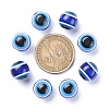 Round Evil Eye Resin Beads X-RESI-R159-12mm-08-3
