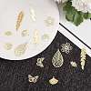 DIY Filigree Drop Earring Making Kits DIY-SZ0008-74-4