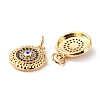 Brass Micro Pave Cubic Zirconia Pendants ZIRC-P092-010G-01-RS-3