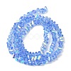 Transparent Glass Beads Strands EGLA-P061-04A-AB01-2