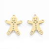 201 Stainless Steel Pendants STAS-N090-LA919-2-1