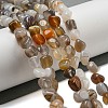 Natural Botswana Agate Beads Strands G-D081-A10-01-2