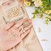 24Pcs Rack Plating Brass Beads KK-BBC0007-57-3