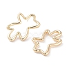 Brass Stud Earring Findings KK-F871-51G-2