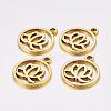 Tibetan Style Filigree Alloy Pendants X-TIBEP-5354-AG-LF-1