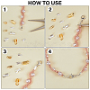 1200Pcs 4 Style Iron Folding Crimp Ends IFIN-SP0001-07-6