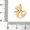 5Pcs 201 Stainless Steel Pendants STAS-B064-19G-3