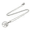 Non-Tarnish 201 Stainless Steel Pendants Necklaces NJEW-S105-JN626-7-2
