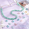 480Pcs 6 Style Acrylic Linking Rings OACR-DC0001-02-5