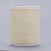Round Waxed Polyester Cord YC-G006-01-1.0mm-16-1