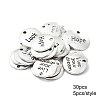30Pcs 6 Styles Tibetan Style Alloy Pendants FIND-YW0004-86-2