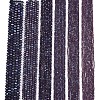 Electroplate Opaque Solid Color Glass Beads Strands EGLA-A044-P2mm-L11-2