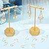 300Pcs Brass Earring Hooks KK-SP0001-35G-4