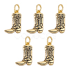 5Pcs Brass Enamel Pendants KK-HS0015-73-1