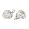 Brass with Cubic Zirconia Pendants KK-K339-02P-2