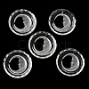 Transparent Glass Pendants GLAA-F118-06-2