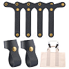 PU Leather Fixed Buckle Luggage Straps AJEW-WH0696-359B-1