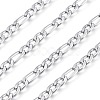 Tarnish Resistant 304 Stainless Steel Figaro Chains CHS-M001-04P-1