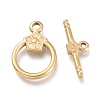 Ion Plating(IP) 304 Stainless Steel Toggle Clasps STAS-M278-02G-1