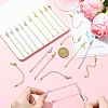 10Pcs Long-Lasting Plated Brass Chain Extender KK-YW0003-82G-4