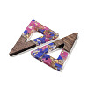 Walnut Wood Pendants FIND-Z050-03K-2