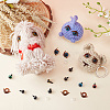 80 Sets 8 Colors Plastic Craft Eyes KY-PH0001-92-5