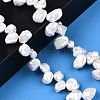 Natural Baroque Style Keshi Pearl Beads Strands PEAR-S020-R06-2