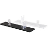 2 Sets 2 Colors Acrylic Knife Display Easel Stands ODIS-GL0001-04-1