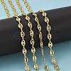 Brass Coffee Bean Chains CHC-P0006-03G-NR-2