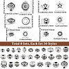 8 Bags Tibetan Style Alloy Beads FIND-SC0017-89-2