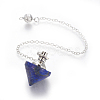 Natural Lapis Lazuli Cone Dowsing Pendulums G-G771-D01-2