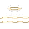 Soldered Brass Paperclip Chains CHC-D025-03G-3