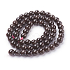 Natural Garnet Bead Strands G-A038-B-2