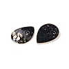 Brass & Epoxy Resin Pendants KK-Q082-03KCG-04-2