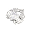 Brass Micro Pave Cubic Zirconia Charms ZIRC-P122-01B-P01-2