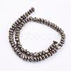 Natural Pyrite Bead Strands G-G673-04-2