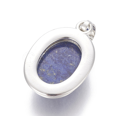 Natural Dyed Lapis Lazuli Pendants G-L512-D07-1