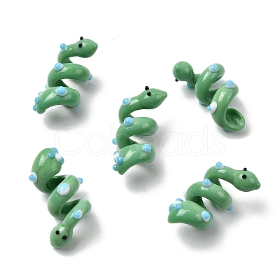 Handmade Lampwork Enamel Beads LAMP-K039-35C-1