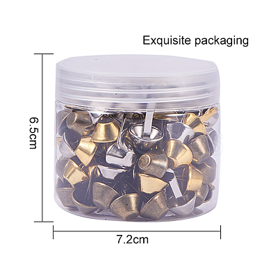 Alloy Purse Handbag Feet Cone Studs DIY-PH0019-71-1