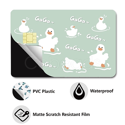 PVC Plastic Waterproof Card Stickers DIY-WH0432-031-1