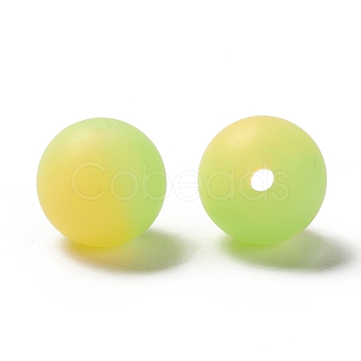 Two Tone Luminous Silicone Beads SIL-I002-01A-1