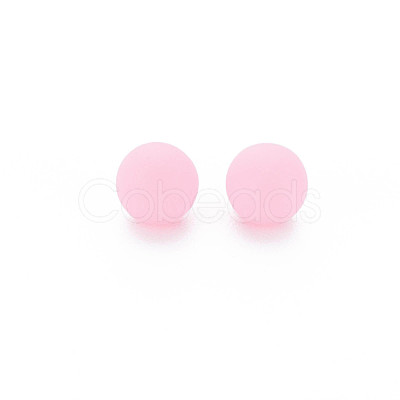 Opaque Acrylic Beads PAB702Y-B01-02-1