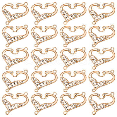 20Pcs Alloy Crystal Rhinestone Connector Charms FIND-PH0060-35-1