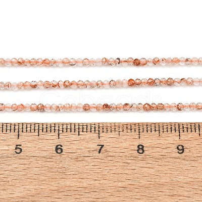 Natural Black Gold Rutilated Quartz Beads Strands GG-CBA9631-C02-02-1