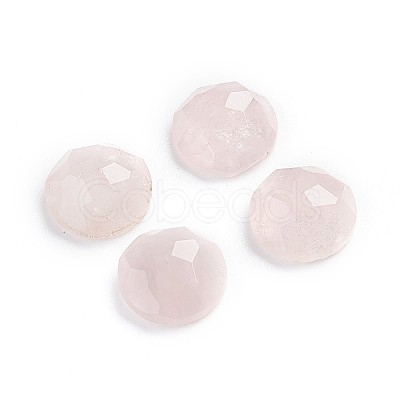 Natural Rose Quartz Cabochons G-F680-G07-1