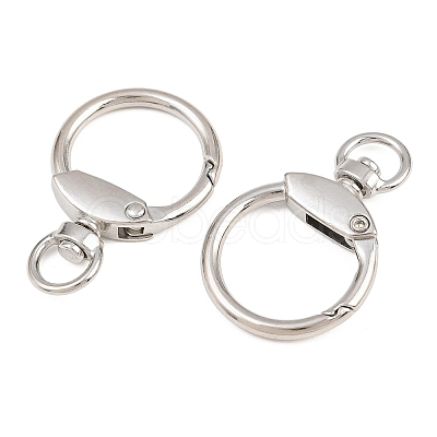 Zinc Alloy Swivel Clasps AL-CBAC079-14P-1