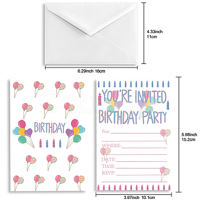 SUPERDANT Invitation Cards DIY-SD0001-05B-1